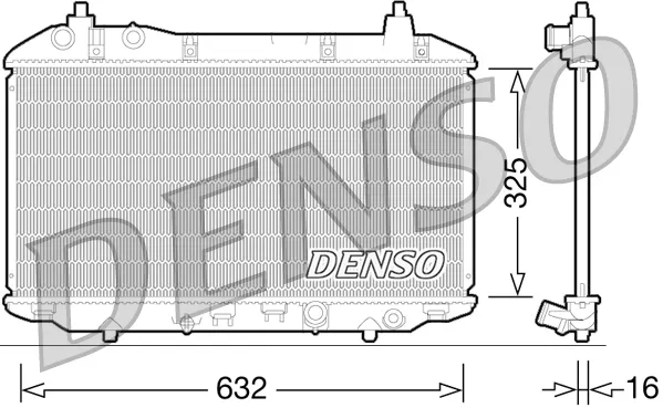 Радіатор DRM40031 Denso