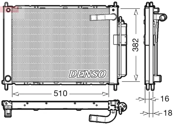 Радіатор DRM46101 Denso