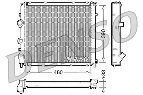 Радіатор DRM23011 Denso