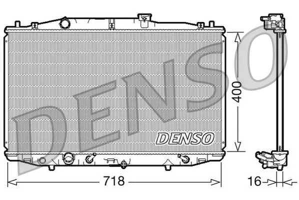 Радіатор DRM40024 Denso