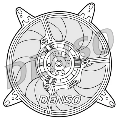 Вентилятор охолодження радіатора DER09290 Denso