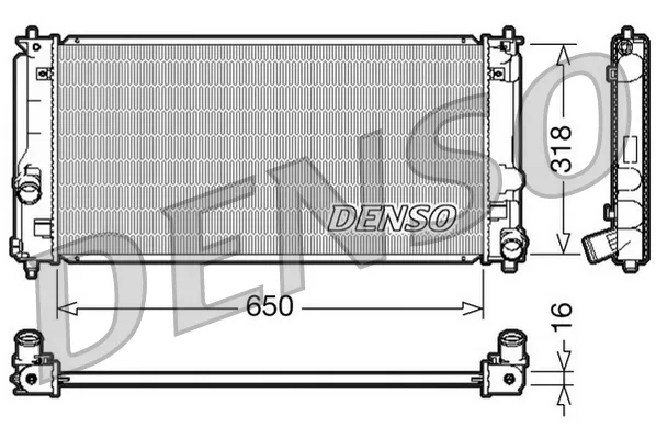 Радіатор DRM50044 Denso