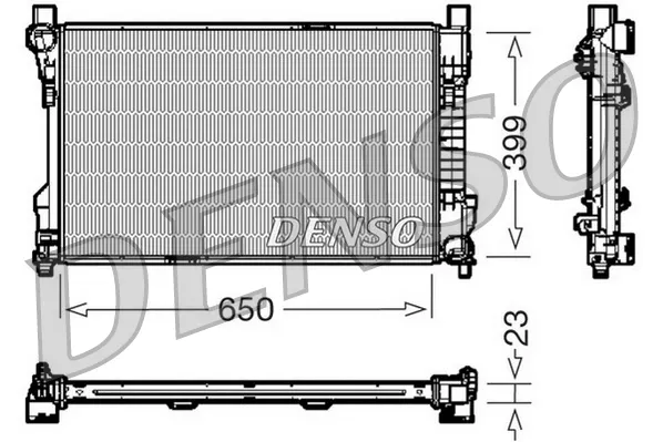 Радіатор DRM17081 Denso