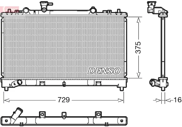 Радіатор DRM44038 Denso