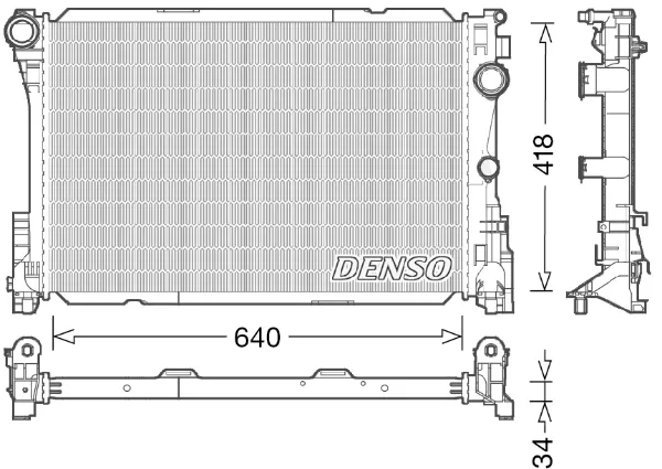 Радіатор DRM17049 Denso