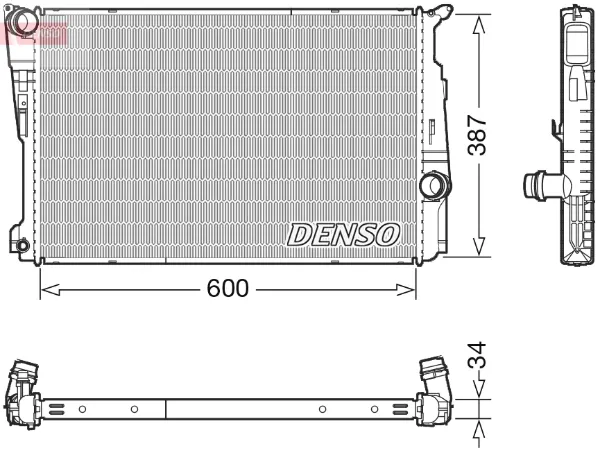 Радіатор DRM05006 Denso