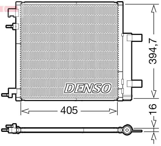 Радіатор кондиціонера DCN15006 Denso