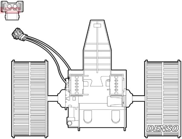Вентилятора пічки DEA05009 Denso