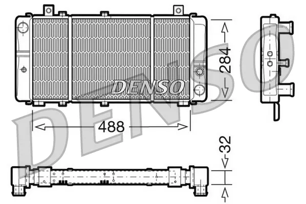 Радіатор DRM27001 Denso