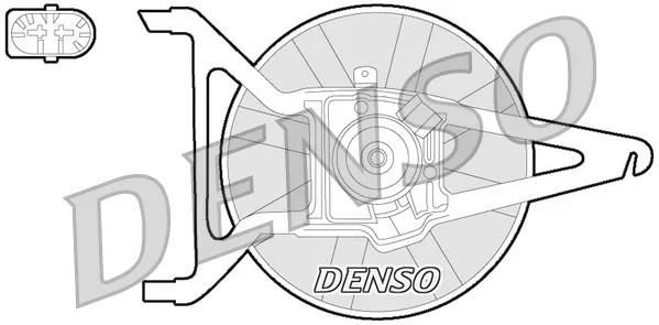 Вентилятор охолодження радіатора DER21020 Denso