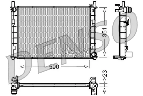 Радіатор DRM10045 Denso