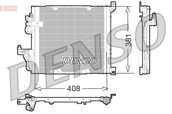 Радіатор кондиціонера DCN20012 Denso