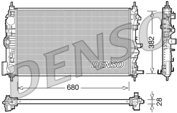 Радіатор DRM15005 Denso