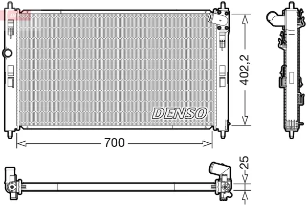 Радіатор DRM45053 Denso