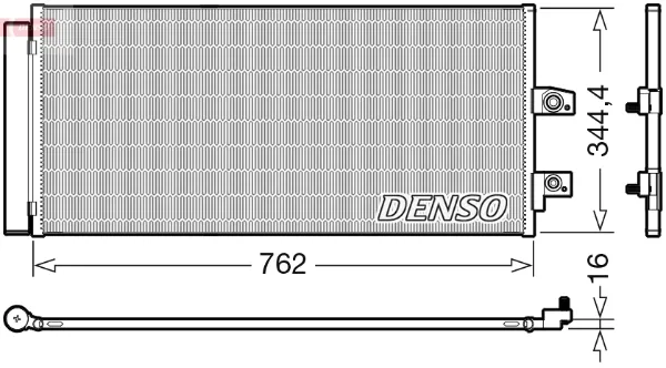 Радіатор кондиціонера DCN33016 Denso