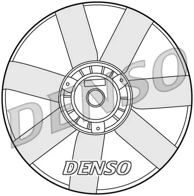 Вентилятор охолодження радіатора DER32005 Denso