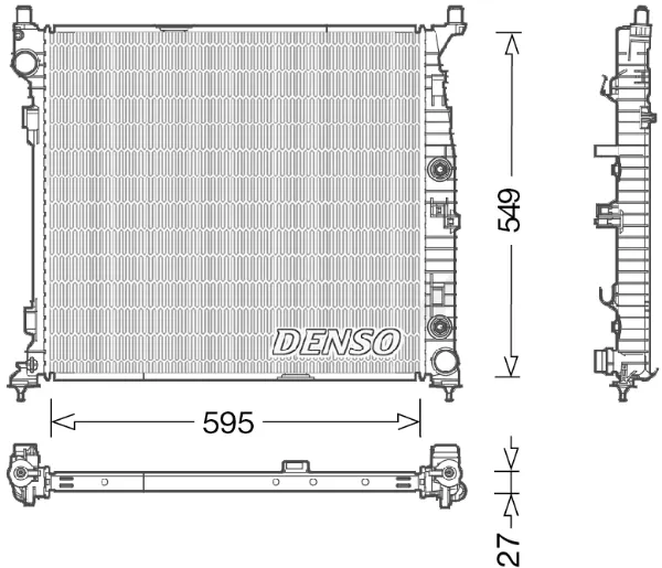 Радіатор DRM17055 Denso