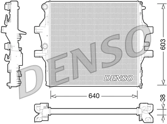 Радіатор DRM12009 Denso