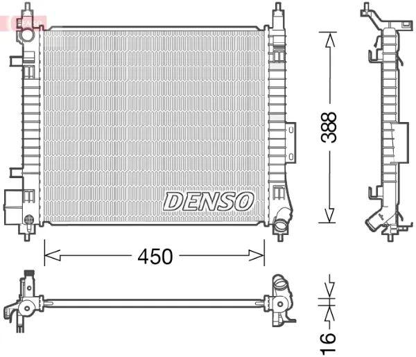Радіатор DRM46054 Denso