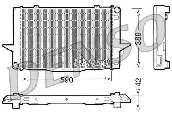 Радіатор DRM33042 Denso