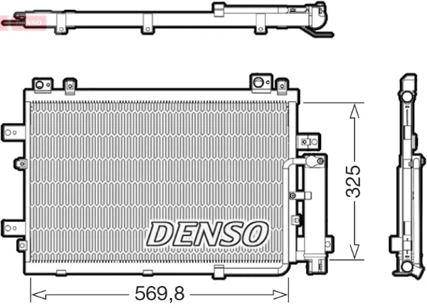 Радіатор кондиціонера DCN41030 Denso