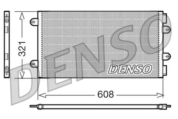 Радіатор кондиціонера DCN09104 Denso