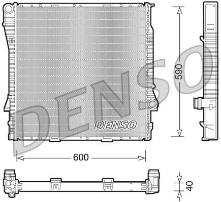 Радіатор DRM05114 Denso