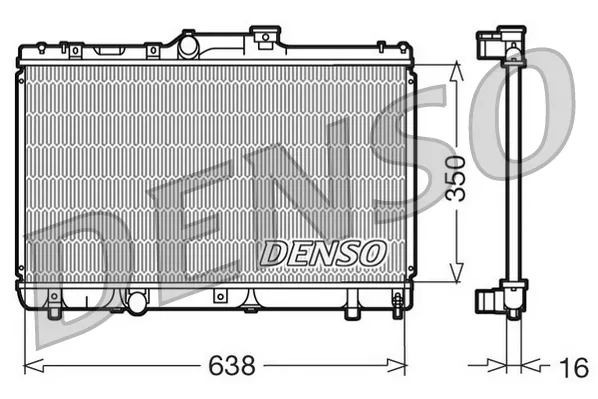 Радіатор DRM50013 Denso