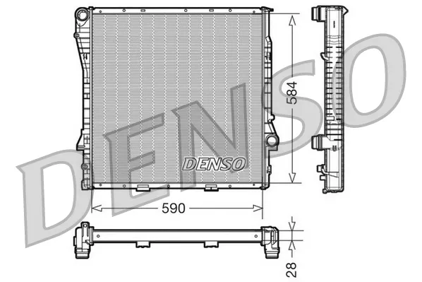 Радіатор DRM05115 Denso