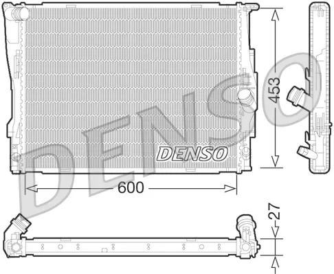 Радіатор DRM05073 Denso