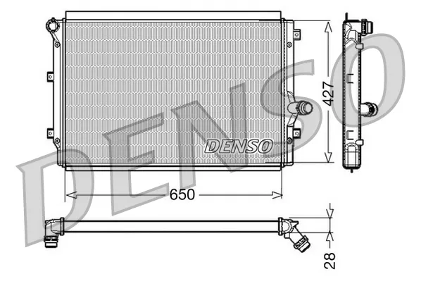 Радіатор DRM32017 Denso