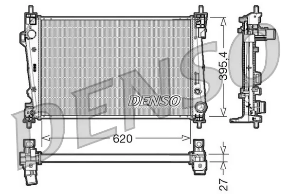 Радіатор DRM01007 Denso