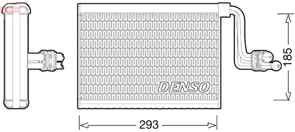 Випаровувач кондиціонера DEV05002 Denso