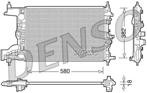 Радіатор DRM20094 Denso