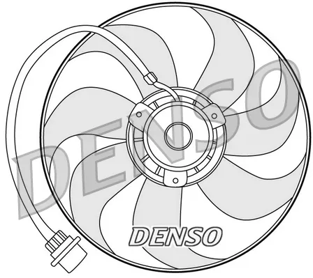 Вентилятор охолодження радіатора DER32001 Denso