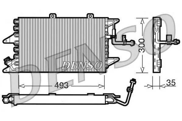 Радіатор кондиціонера 7796605 Fiat/Alfa/Lancia