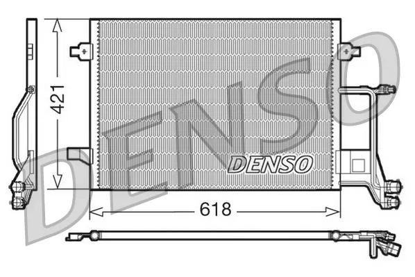 Радіатор кондиціонера DCN02013 Denso
