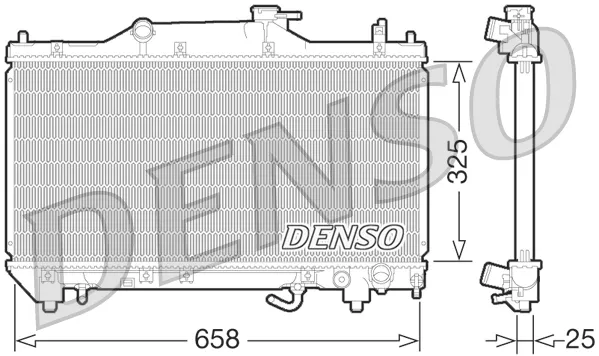 Радіатор DRM50067 Denso