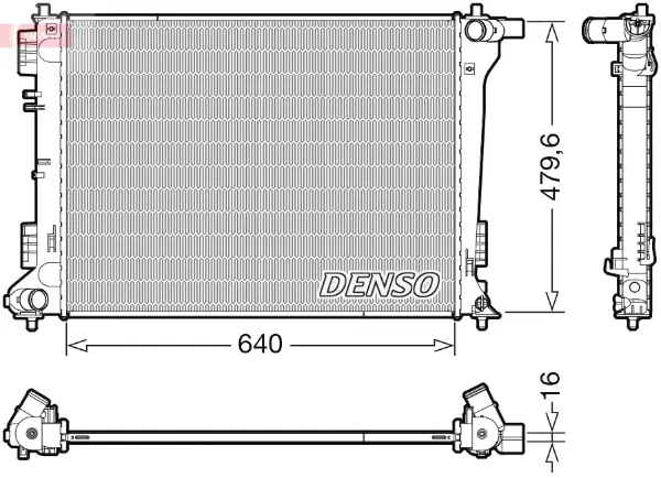 Радіатор DRM41019 Denso