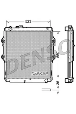 Радіатор 8190081 Polcar