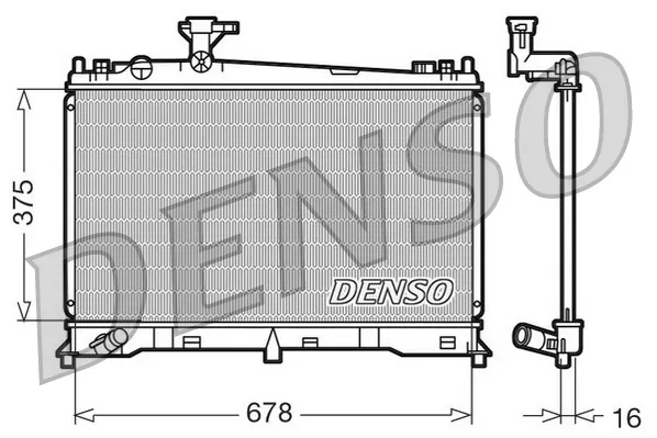 Радіатор DRM44010 Denso