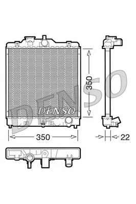 Радіатор DRM40003 Denso