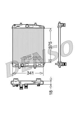 Радіатор DRM21601 Denso