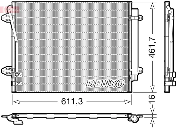 Радіатор кондиціонера DCN32012 Denso