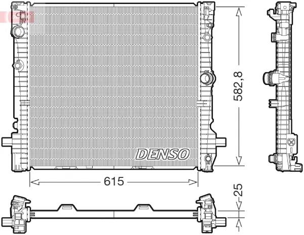 Радіатор DRM05124 Denso