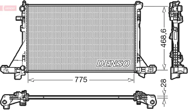 Радіатор DRM23112 Denso