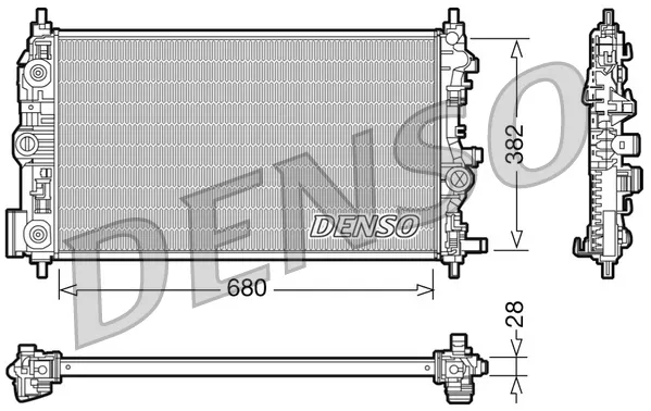 Радіатор DRM20009 Denso