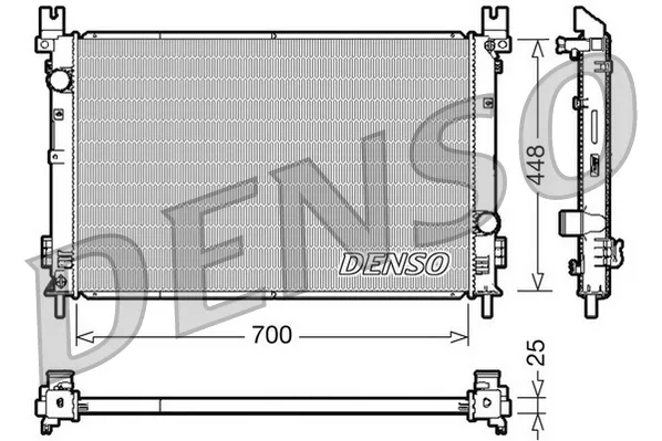 Радіатор DRM06001 Denso