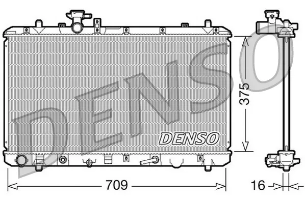Радіатор DRM47024 Denso