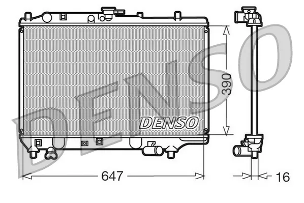 Радіатор DRM44006 Denso